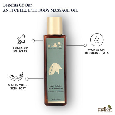 Vanity Wagon | Buy Mellow Anti Cellulite Body Massage Oil with Sesame & Jatamansi