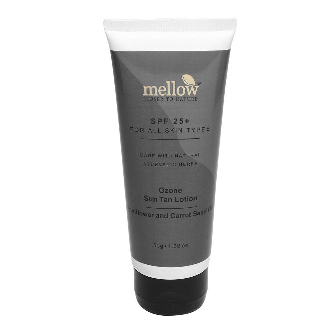Vanity Wagon | Buy Mellow Ozone Sun Tan Lotion SPF 20+ with Sunflower & Carrot Seed Oil