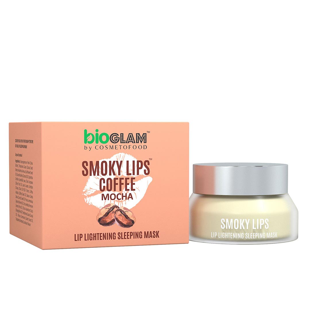 Vanity Wagon | Buy Cosmetofood Bioglam Smoky Lips Coffee Mocha Lip Lightening Sleeping Mask