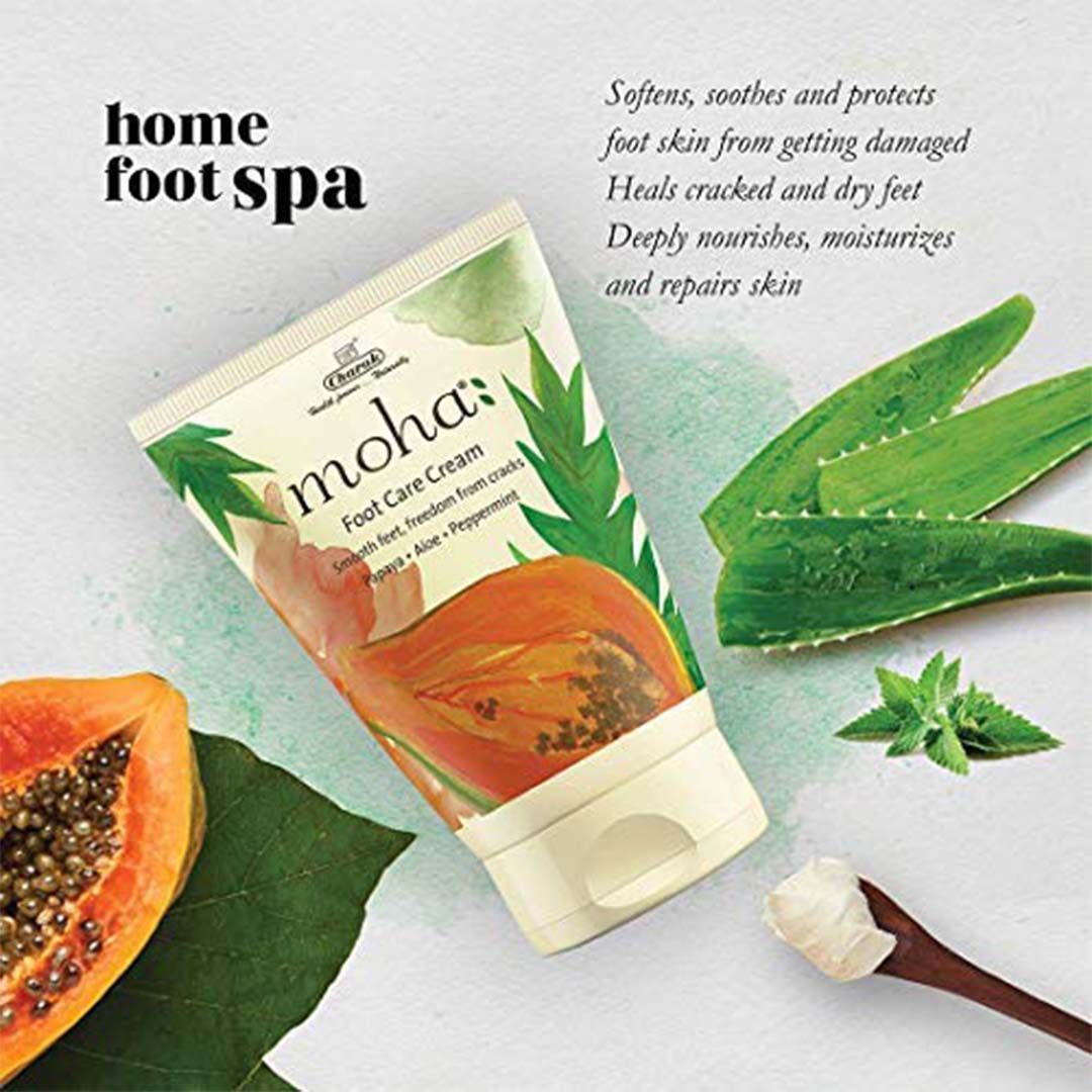 Vanity Wagon | Buy Moha Foot Care Cream with Papaya, Aloe & Peppermint