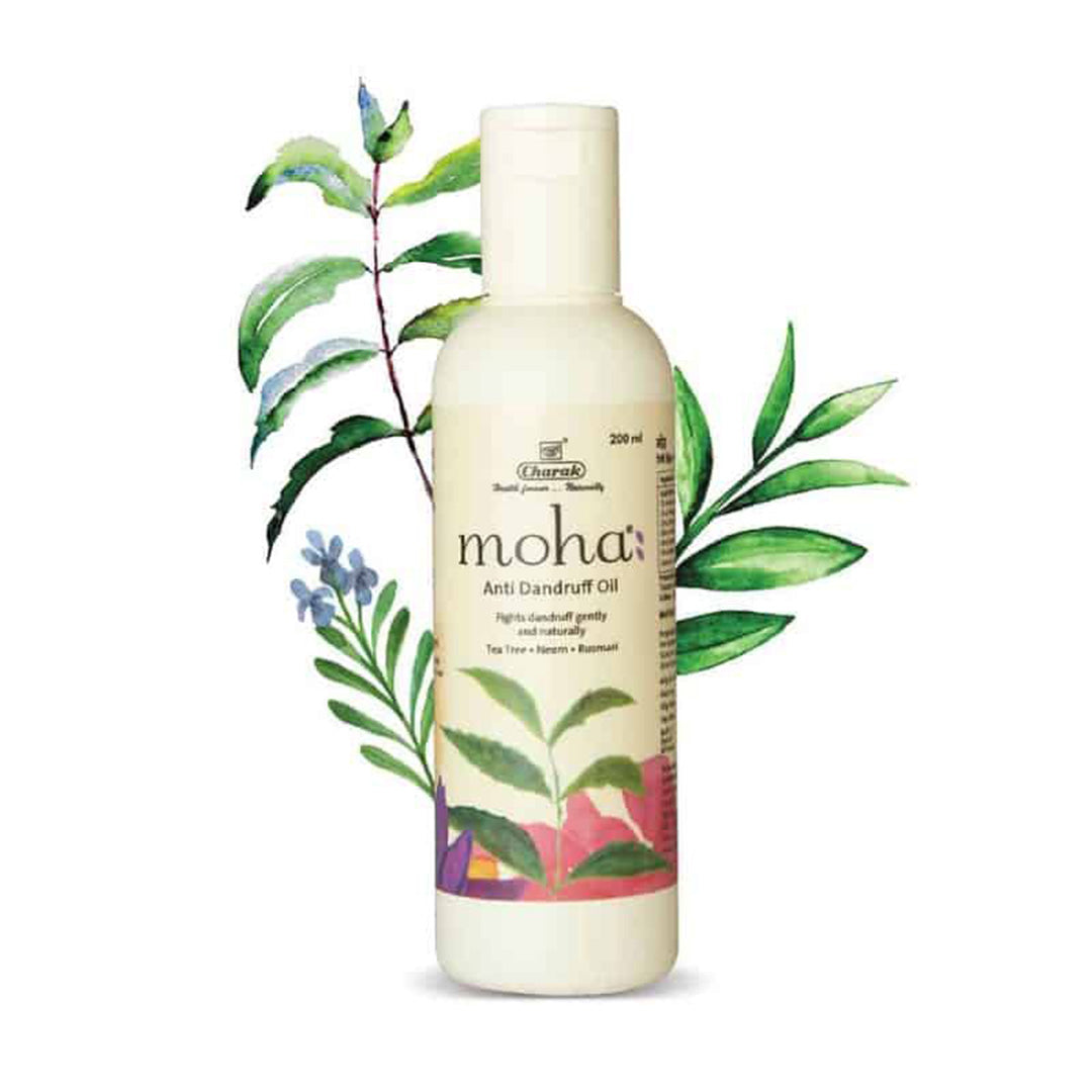 Vanity Wagon | Buy Moha Herbal Anti Dandruff Oil with Tea Tree & Neem
