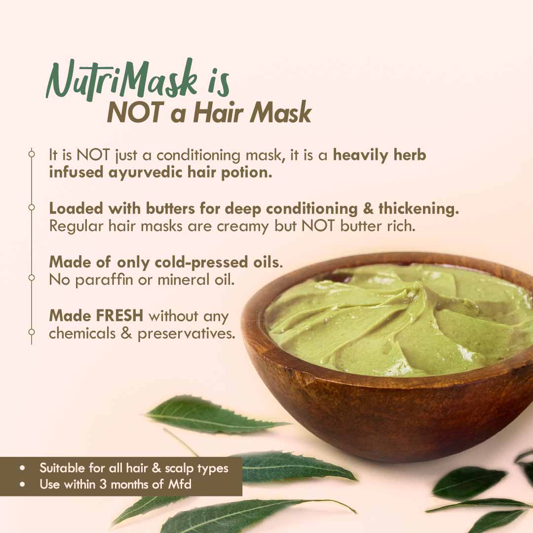 Vanity Wagon | Buy Nat Habit Crushed Tri-Leaf Boost Fresh Hair NutriMask