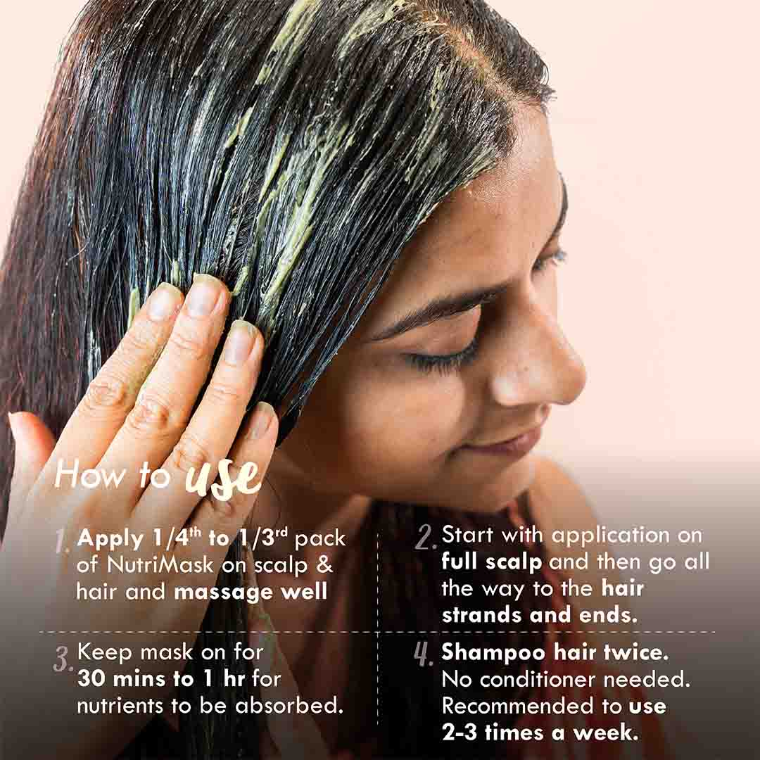 Vanity Wagon | Buy Nat Habit Crushed Tri-Leaf Boost Fresh Hair NutriMask
