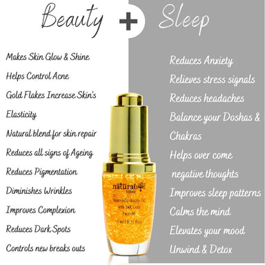 Vanity Wagon | Buy Natural Vibes Beauty Sleep Glow & Repair Night Treatment (Serum + Oil)