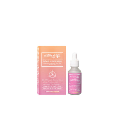 Vanity Wagon | Buy Natural Vibes Glow 'd Up Face Serum with Plant Based Niacinamide, Vitamin C  for Clear, Bright and Glowing Skin