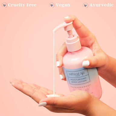 Buy Natural Vibes Moisturising Body Lotion with Vitamin C & E | Vanity Wagon