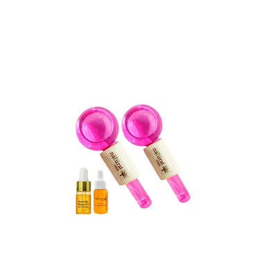Buy Natural Vibes Pink Ice Globes Facial Tool