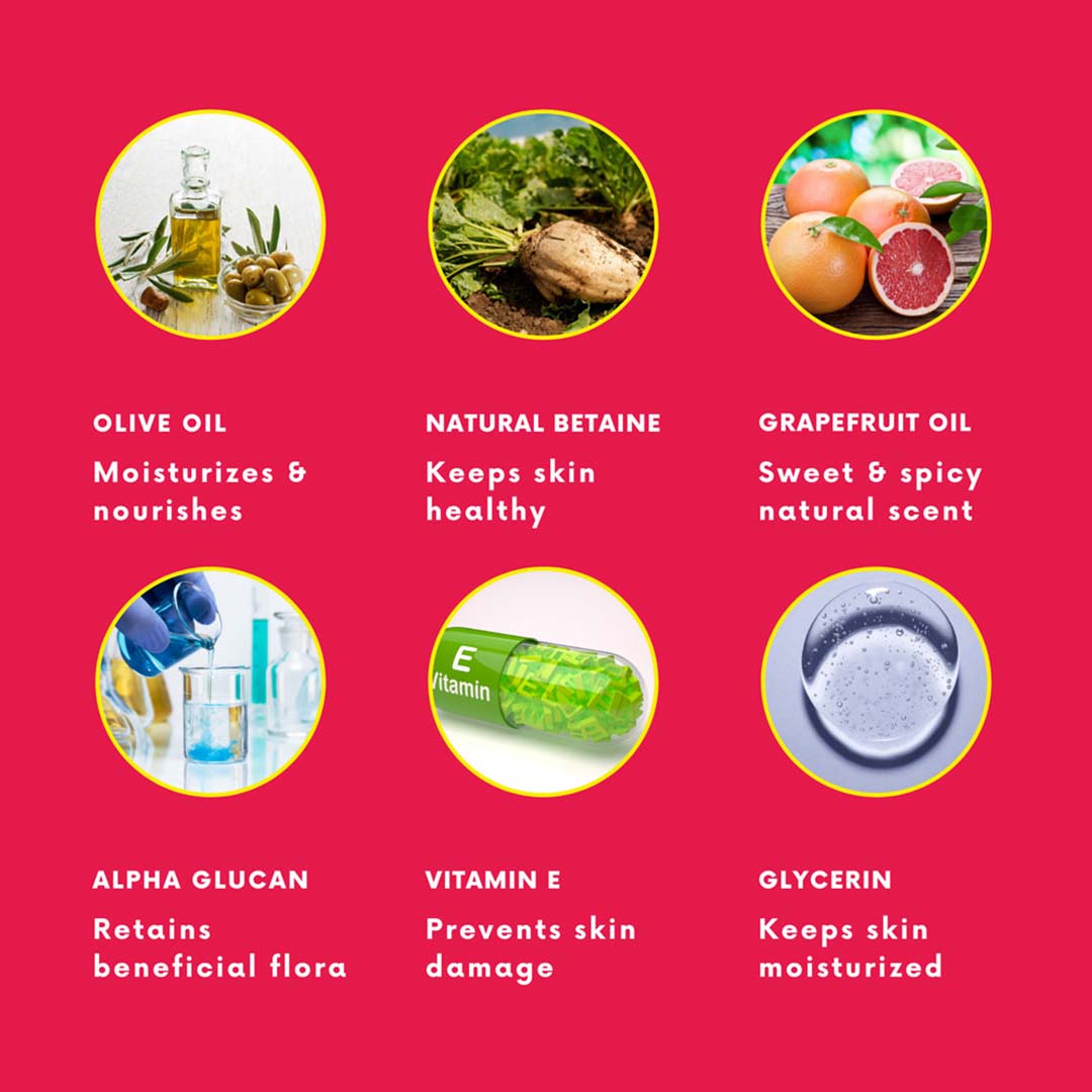 Vanity Wagon | Buy Nature Trail Wild Grapefruit Handwash with Olive Oil, Vitamin E & Glycerine