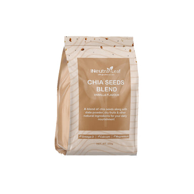Vanity Wagon | Buy NeutraLeaf Chia Seeds with Omega 3, Calcium & Magnesium, Vanilla Flavour