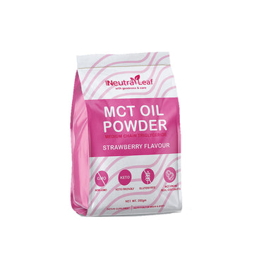 Vanity Wagon | Buy NeutraLeaf MCT Oil Powder for Improved Brain Function, Reduced Risk Of Heart Diseases & Manages Blood Sugar-Strawberry Flavour