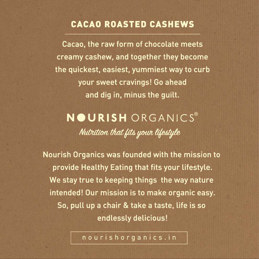 Vanity Wagon | Buy Nourish Organics Cacao Roasted Cashews
