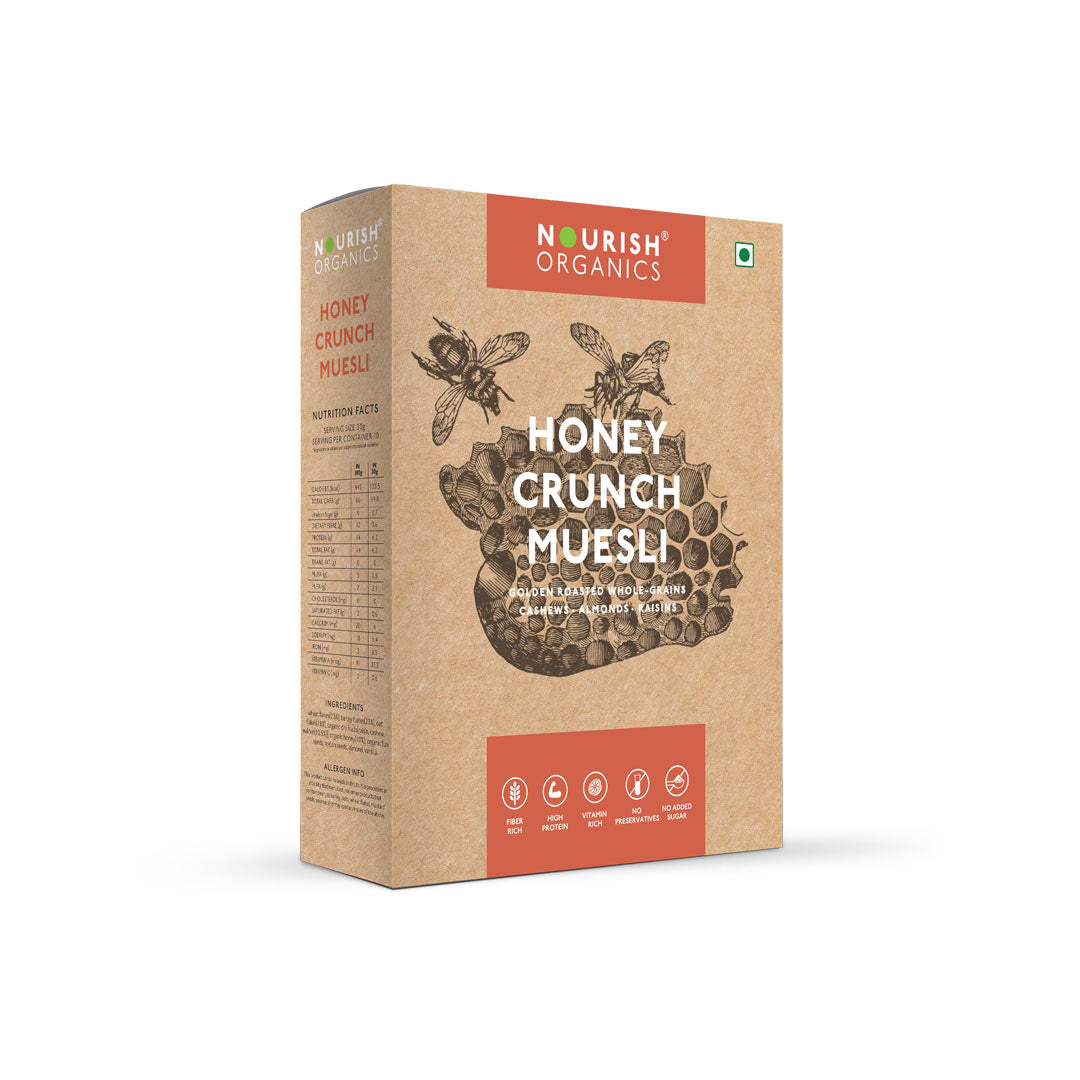 Vanity Wagon | Buy Nourish Organics Honey Crunch Muesli