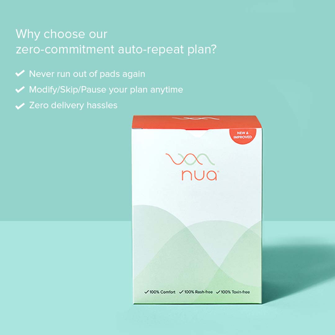 Buy Nua Sanitary Pads & Everyday Panty Liners Combo — Vanity Wagon