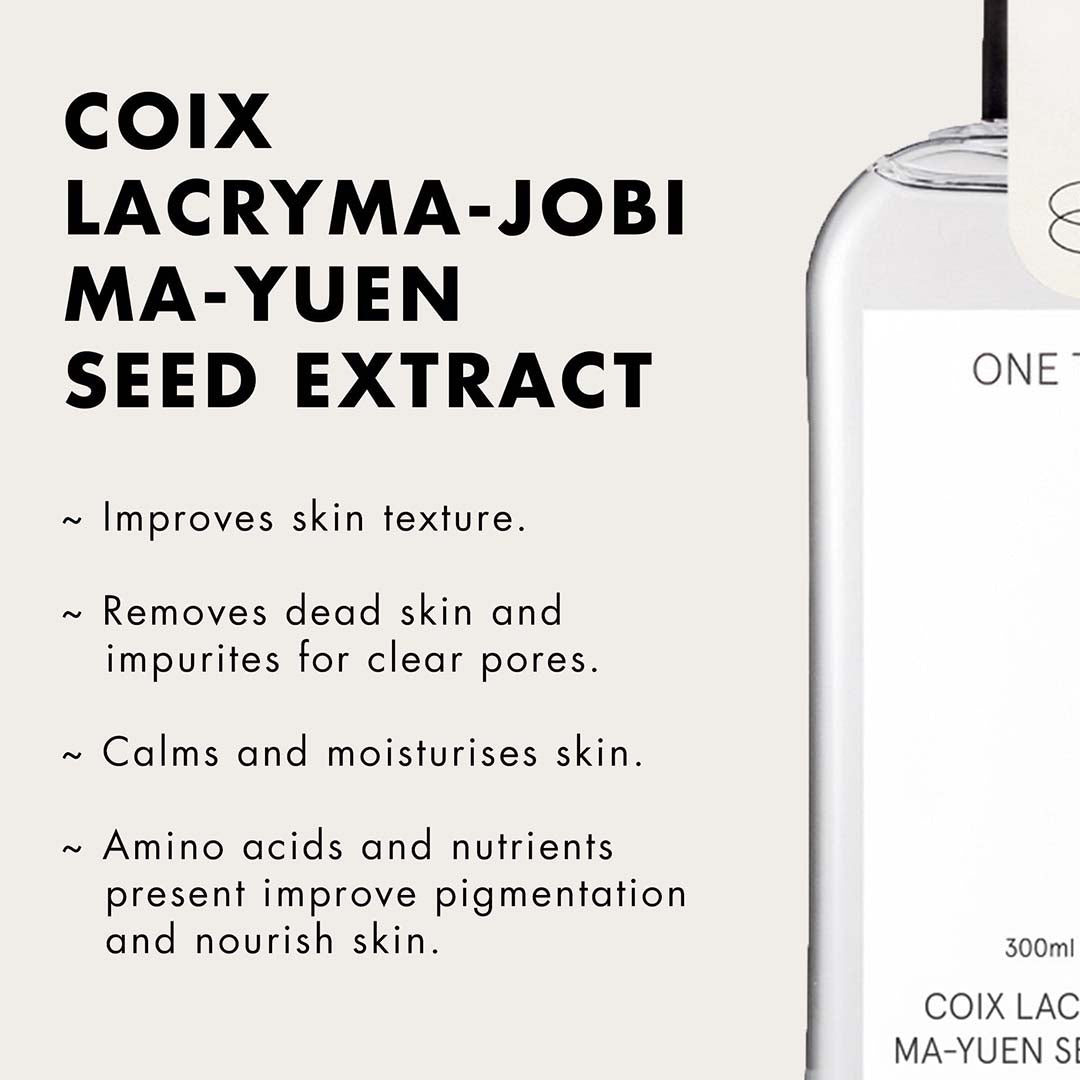 Vanity Wagon | Buy ONE THING Coix Lacryma-Jobi Ma-Yuen Seed Extract