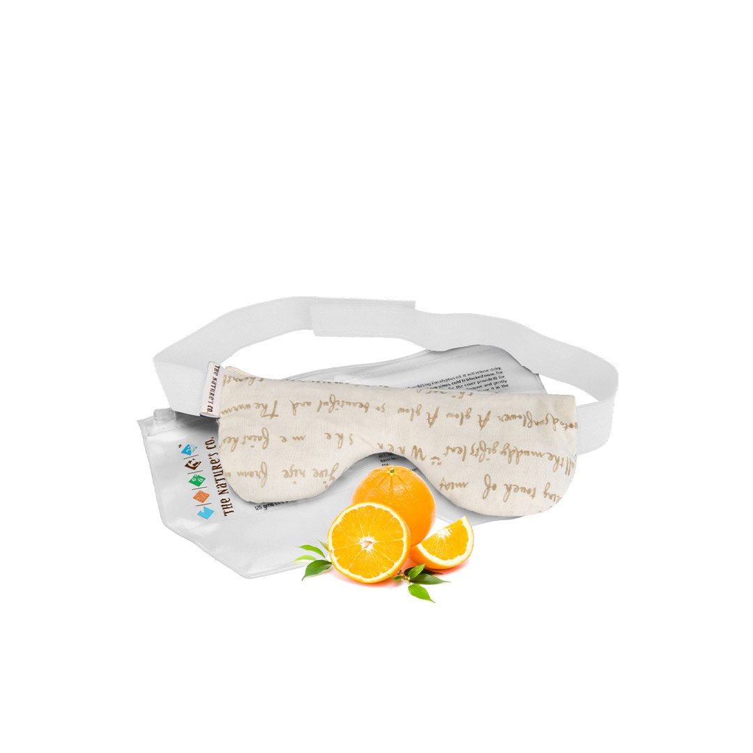 Vanity Wagon | Buy The Nature's Co. Orange Eye Pillow With Band