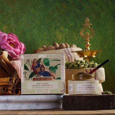 Vanity Wagon | Buy Old School Rituals Hand-Pounded Spices & Camphor Oil Purifying Mask