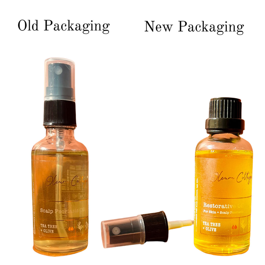 Oleum Cottage Restorative Oil for Skin + Scalp Psoriasis