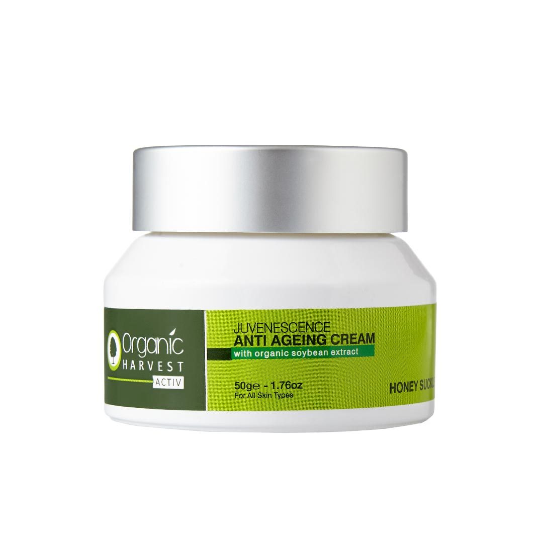 Organic Harvest Activ, Juvenescence, Anti Agening Cream with Organic Soybean Extract and Honey Suckle