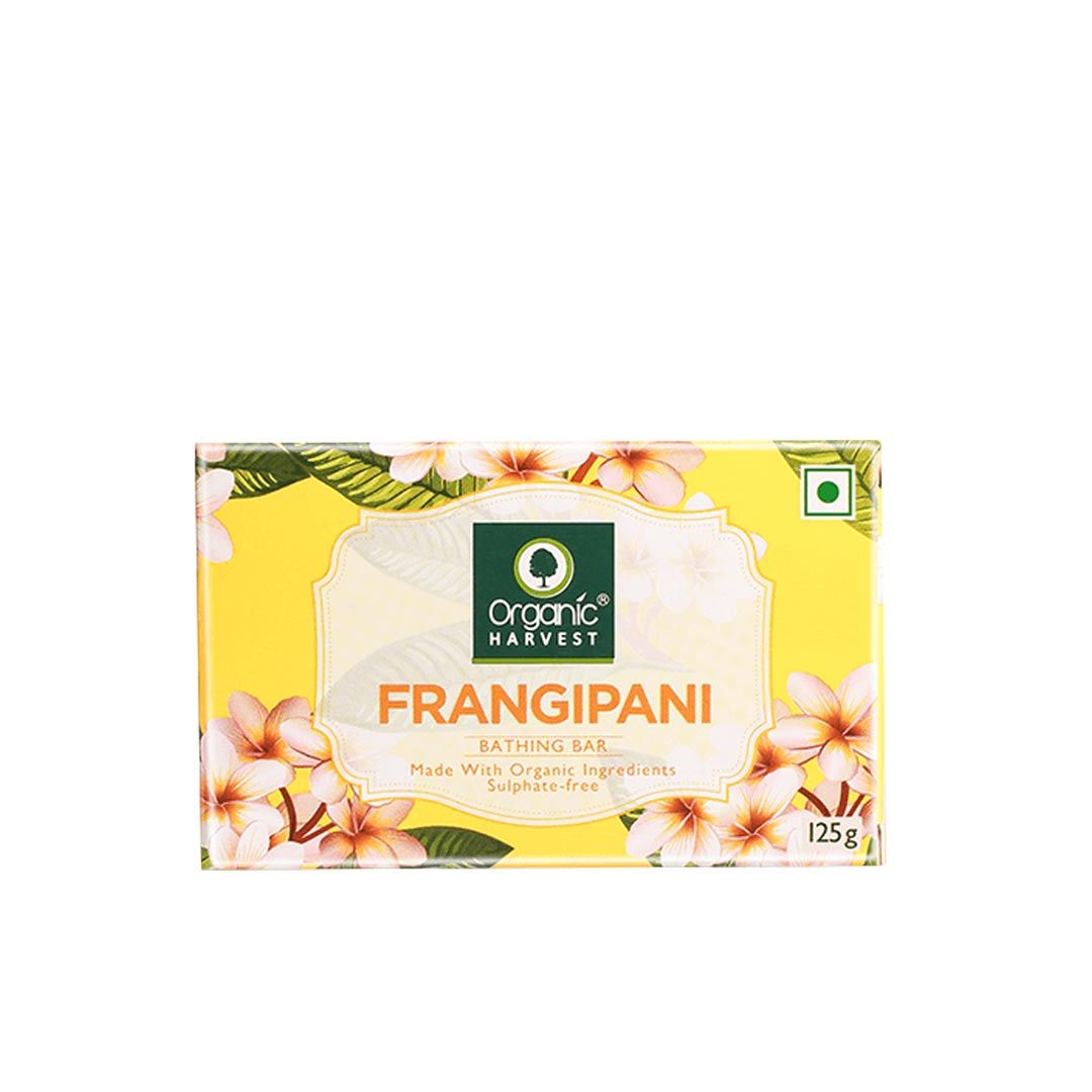 Organic Harvest Frangipani Bathing Soap Bar