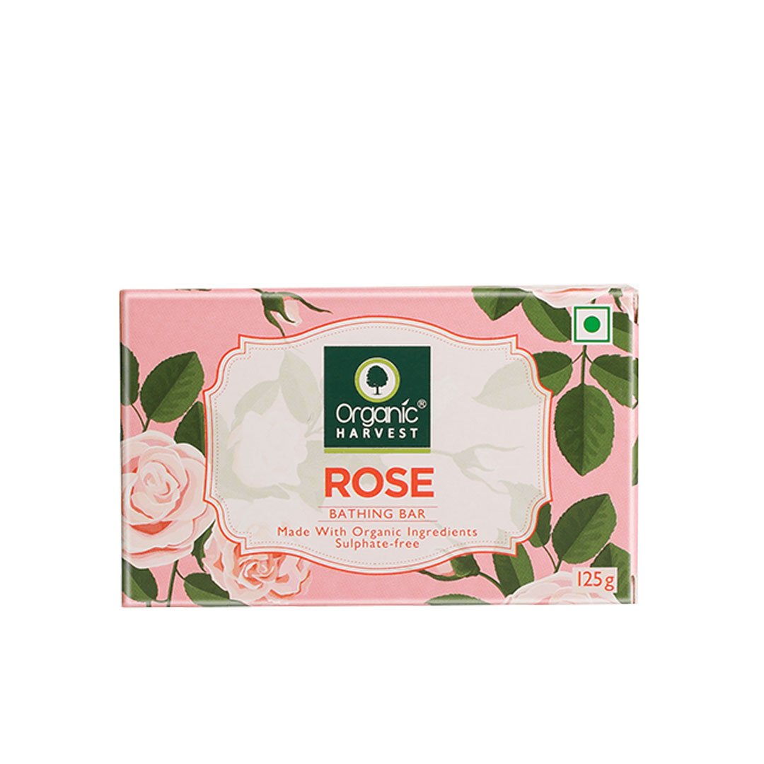 Organic Harvest Rose Bathing Bar Soap
