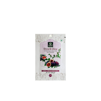 Organic Harvest Shine and Glow Face Sheet Mask with Figs and Gold Dust