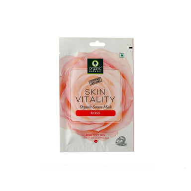 Organic Harvest Skin Vitality Face Sheet Mask with Rose