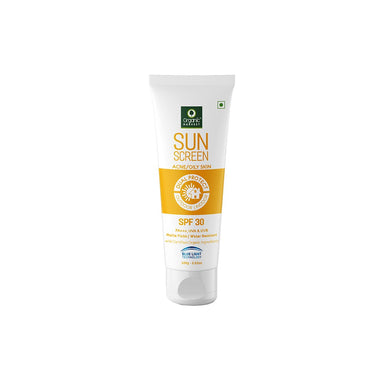 Organic Harvest Sunscreen for Acne/ Oily Skin, Matte Finish and Water Resistant with SPF 30 PA+++ -1