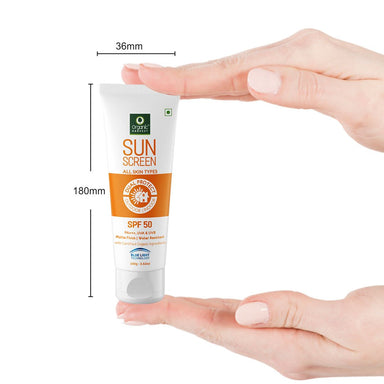 Organic Harvest Sunscreen for All Skin Types, Matte Finish and Water Resistant with SPF 50 PA+++ -2