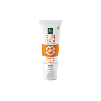 Organic Harvest Sunscreen for All Skin Types, Matte Finish and Water Resistant with SPF 30 PA+++ -1
