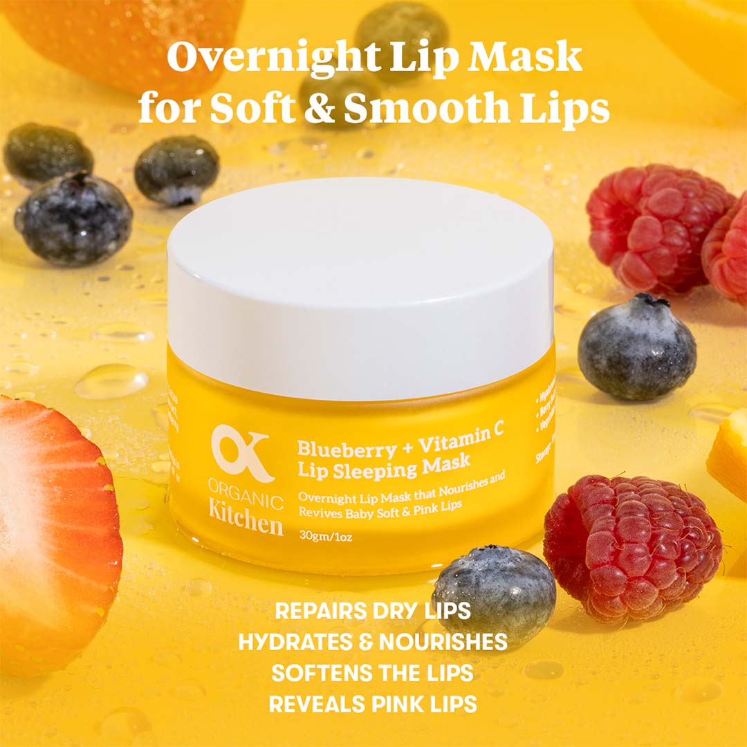 Organic Kitchen Blueberry & Vitamin C Lip Sleeping Mask