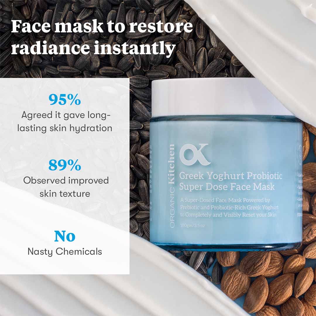 Organic Kitchen Greek Yoghurt Probiotic Super Dose Face Mask