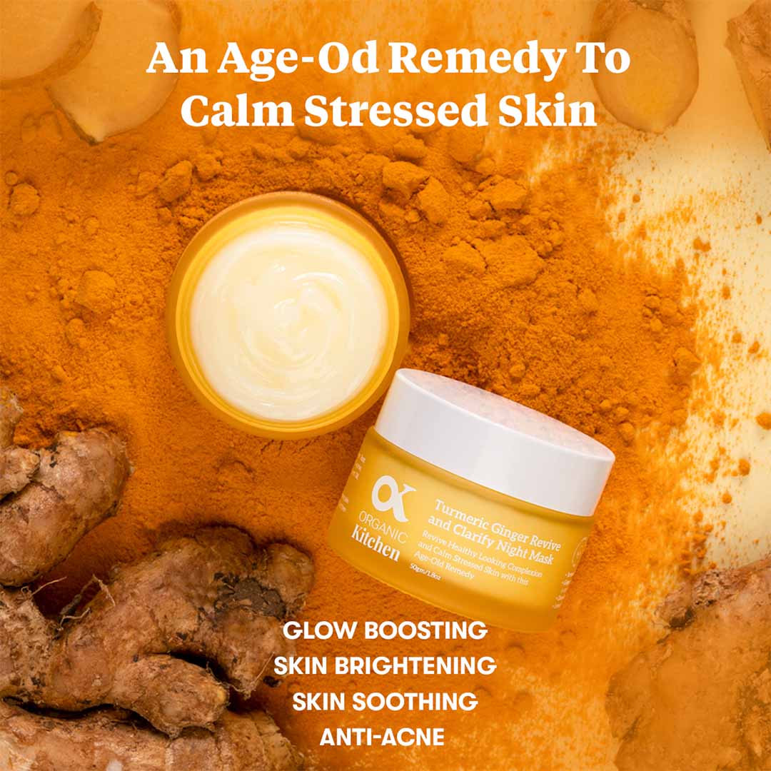 Organic Kitchen Turmeric Ginger Revive and Clarify Night Mask