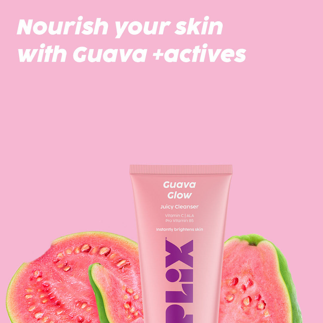 Vanity Wagon | Buy PLIX Vitamin C Guava Juicy Face Wash for Skin Brightening with Pro Vitamin B8