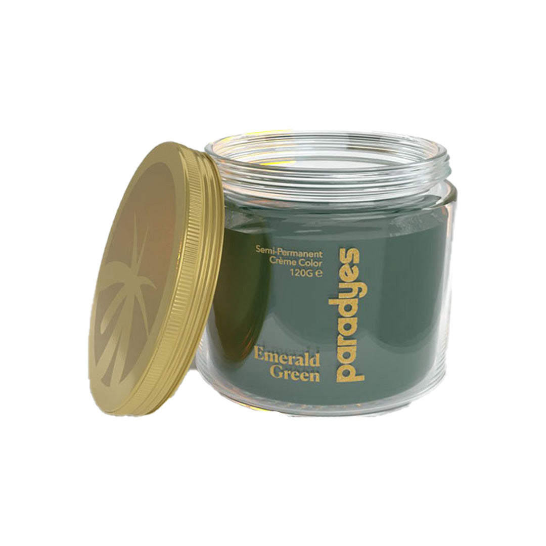 Vanity Wagon | Buy Paradyes Semi Permanent Creme Color Jar Only, Emerald Green