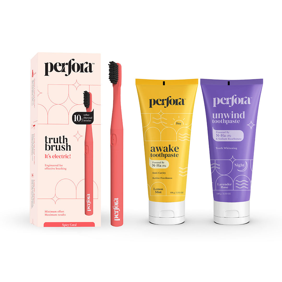 Vanity Wagon | Buy Perfora Daily Routine Combo, Spicy Coral