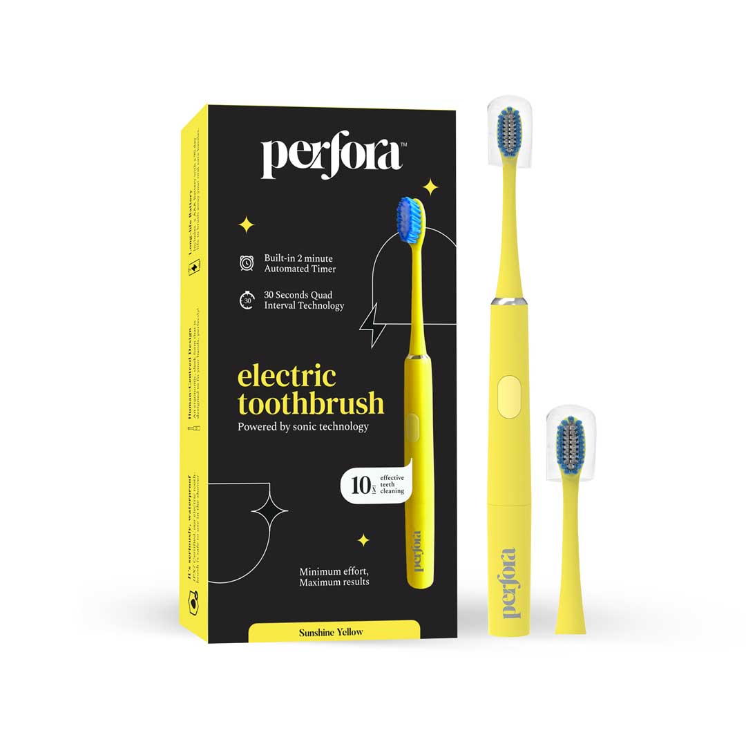 Vanity Wagon | Buy Perfora Electric Toothbrush, Sunshine Yellow
