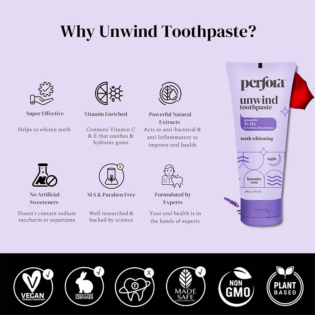 Vanity Wagon | Buy Perfora Unwind Toothpaste, Lavender Rose