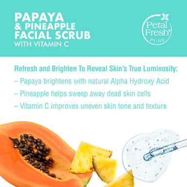 Vanity Wagon | Buy Petal Fresh Papaya & Pineapple Facial Scrub with Vitamin C
