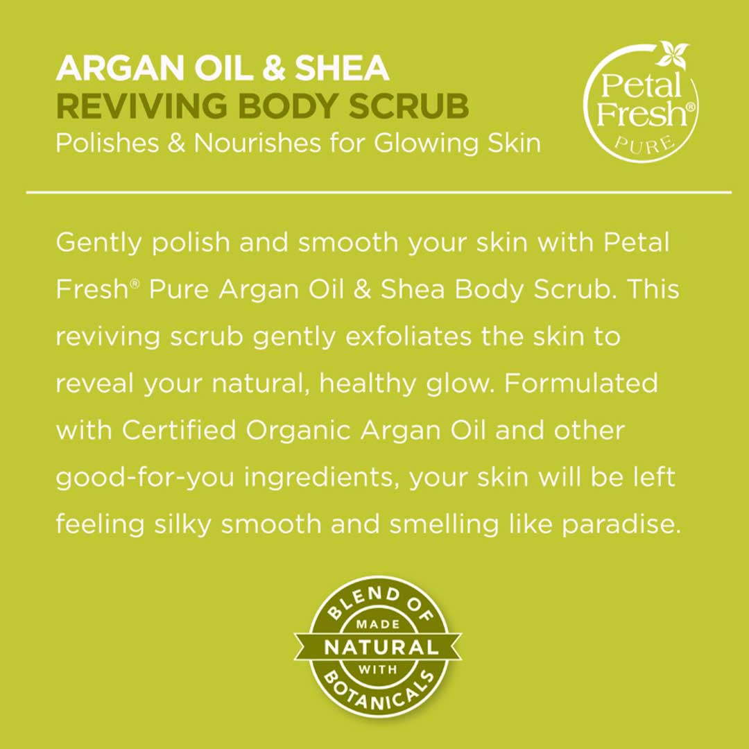 Petal Fresh Reviving Argan Oil & Shea Body Scrub