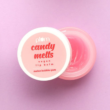 Vanity Wagon | Buy Plum Candy Melts Vegan Lip Balm, Melon Bubble-yum