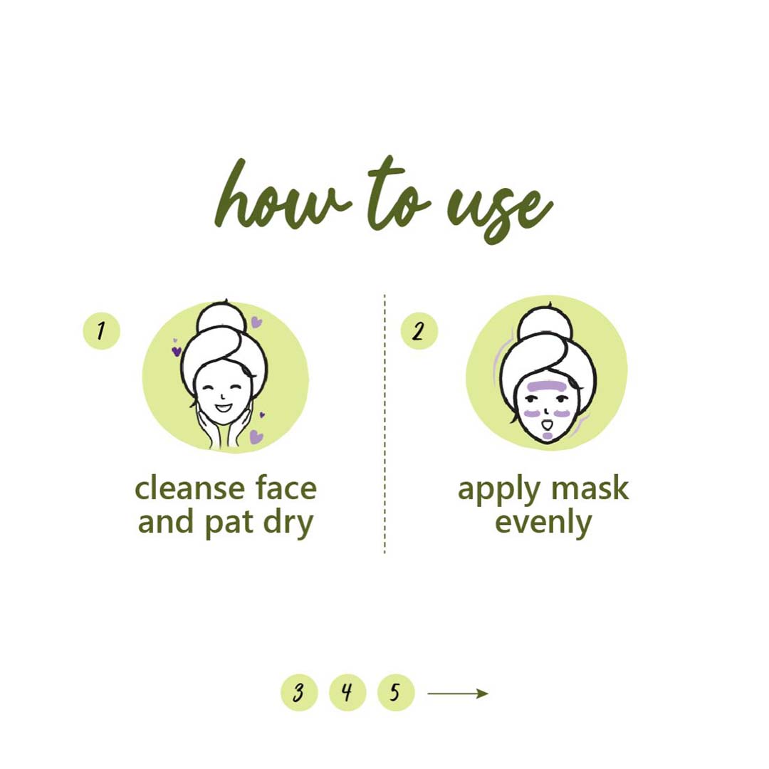 Vanity Wagon | Buy Plum Green Tea Clear Face Mask