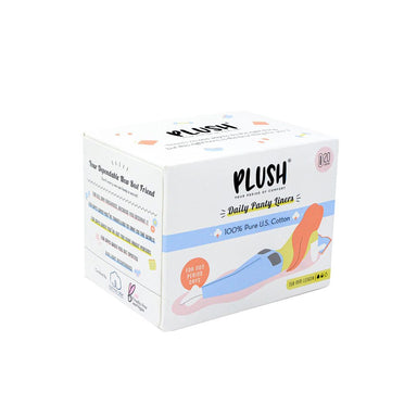 Plush Daily Panty Liners, 100% US Cotton -1