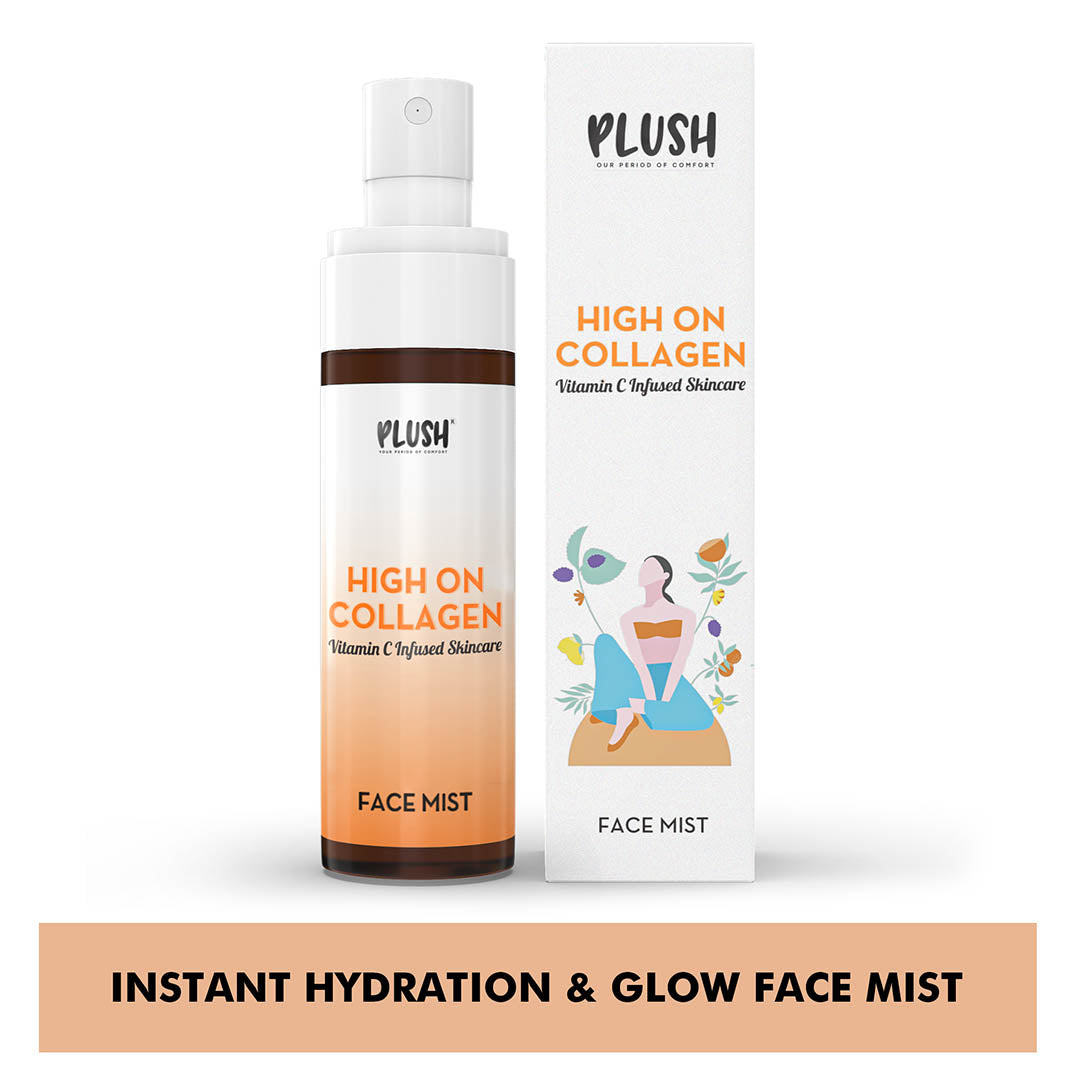 Buy Plush High on Collagen Face Mist with Vitamin C | Vanity Wagon