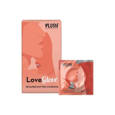 Vanity Wagon | Buy Plush LoveGlove Super Dotted Condoms
