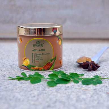 Vanity Wagon | Buy Prakriti Herbals Anti Acne Gel with Organic Cinnamon, Honey, Turmeric & Aloe Vera