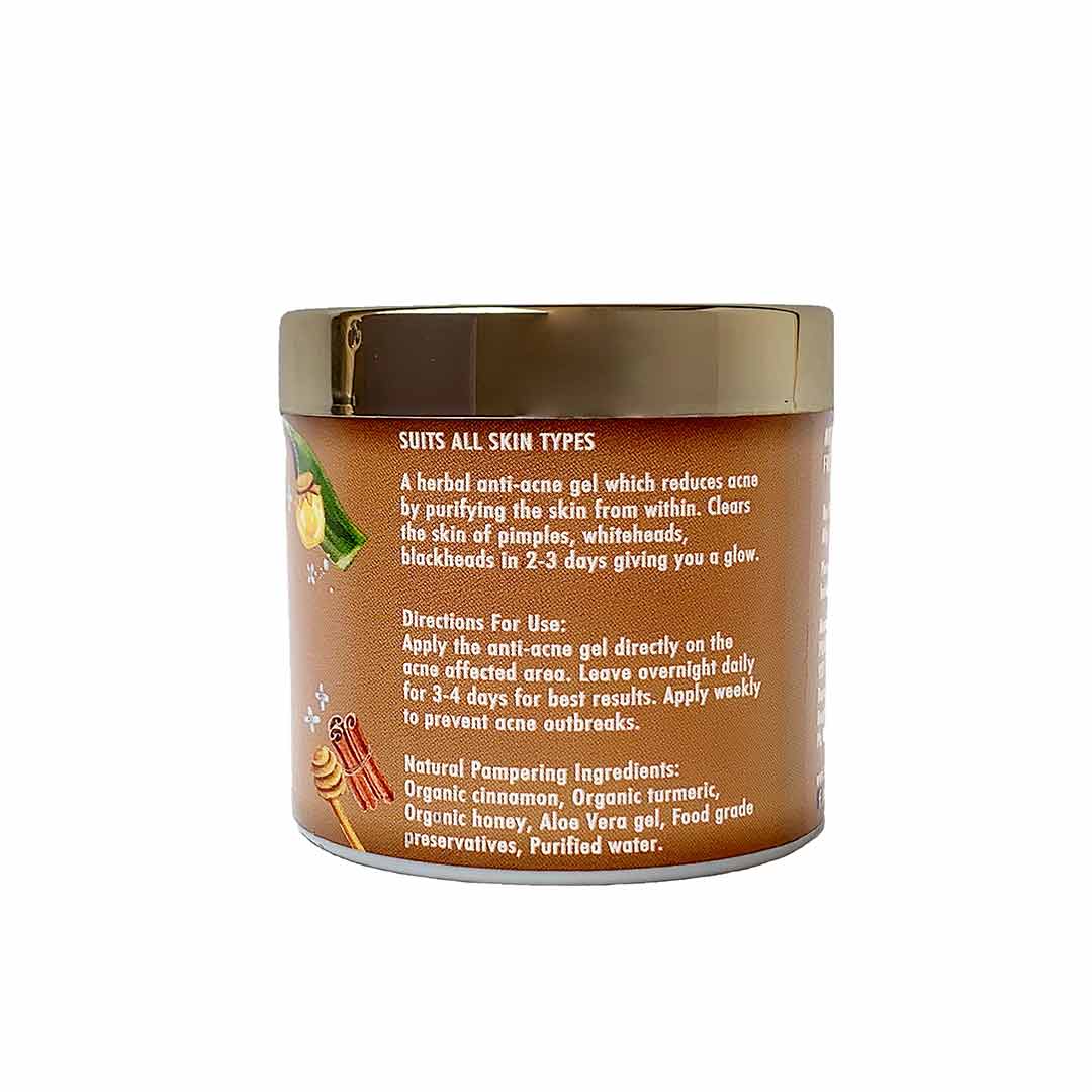 Vanity Wagon | Buy Prakriti Herbals Anti Acne Gel with Organic Cinnamon, Honey, Turmeric & Aloe Vera