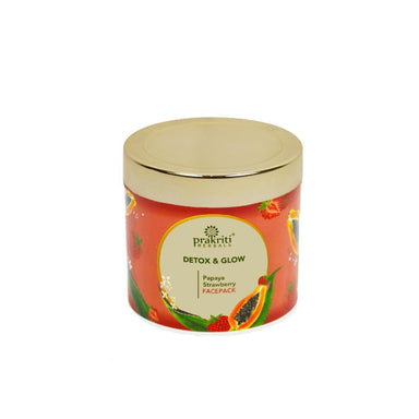 Vanity Wagon | Buy Prakriti Herbals Detox & Glow Face Pack with Papaya & Strawberry
