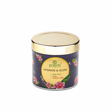 Vanity Wagon | Buy Prakriti Herbals Hydrate & Glow Facial Gel with Aloe Vera & Rose