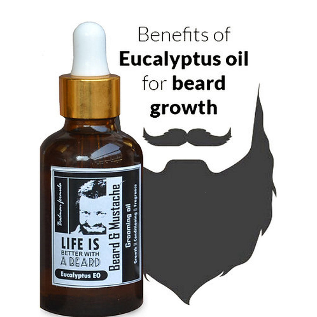 Pratha Beard & Mustache Oil with Eucalyptus