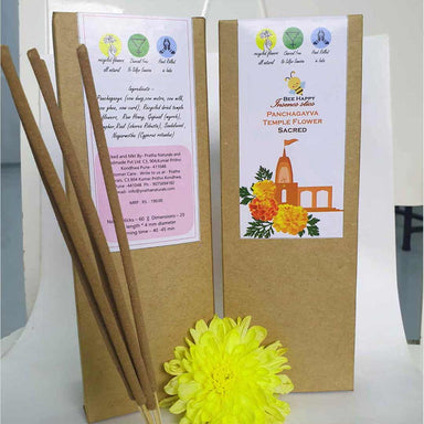 Vanity Wagon | Buy Pratha Bee Happy Incense stick Panchgavya Temple flower, Sacred